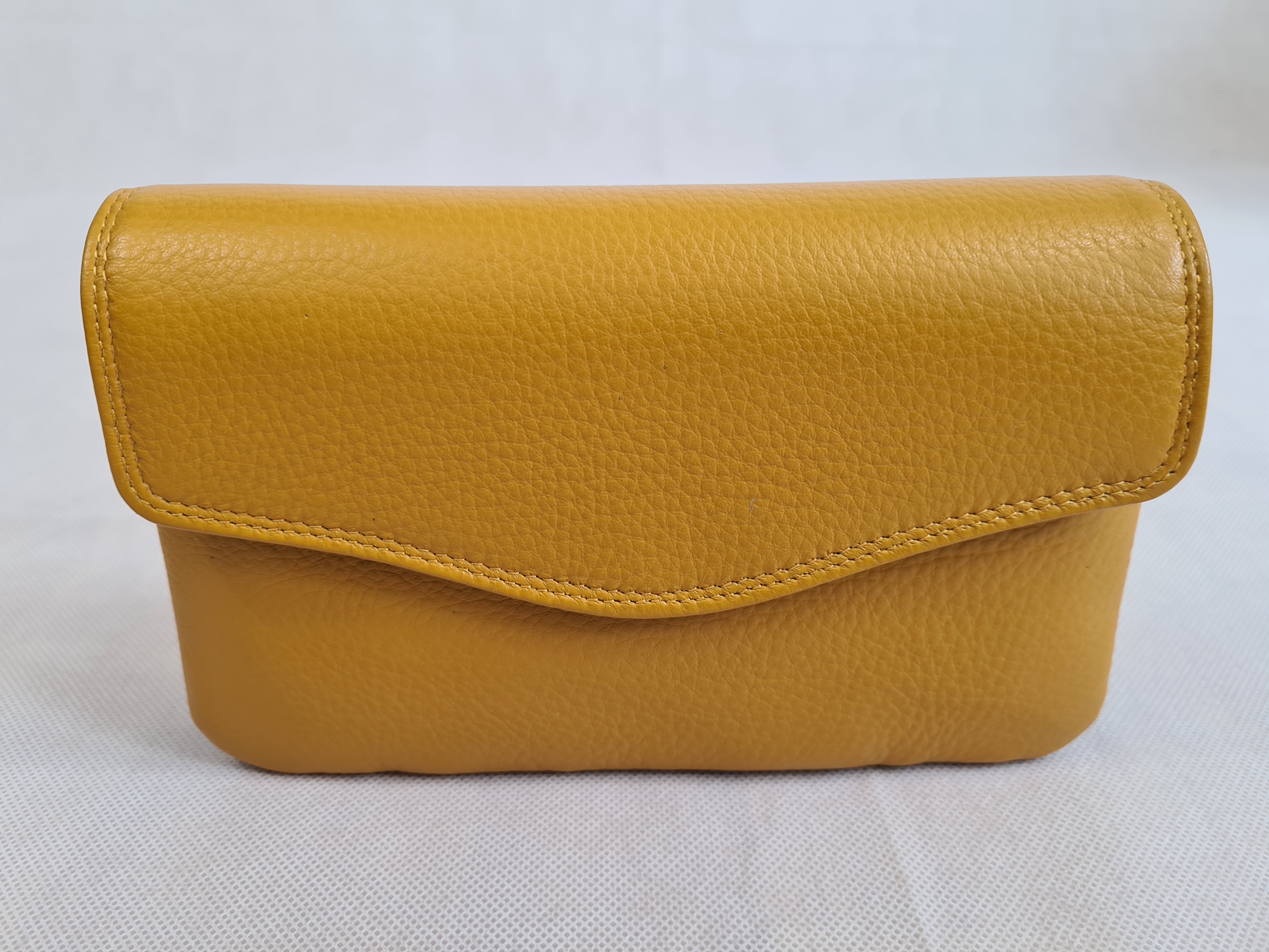 Dámská kožená peněženka multicolor - žlutá