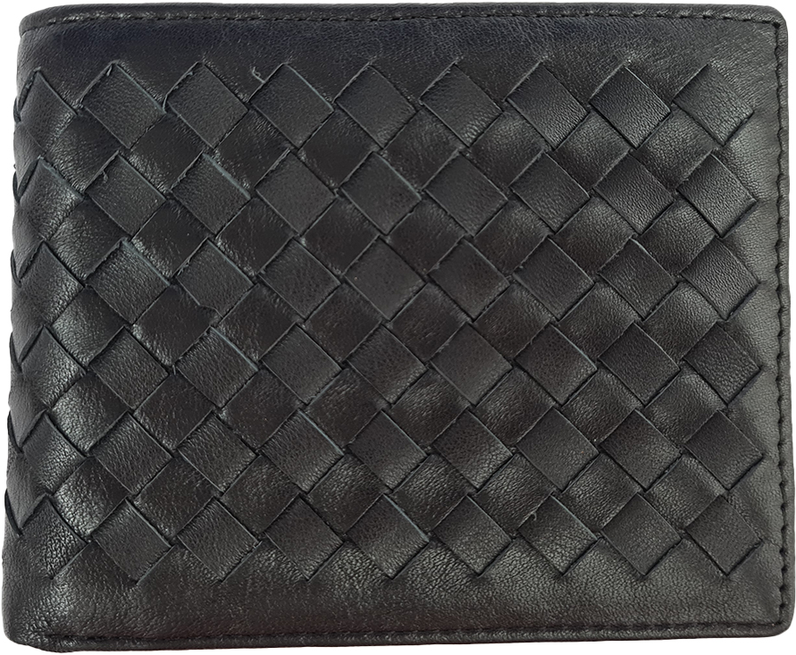 Pánská kožená peněženka Treccia - černá