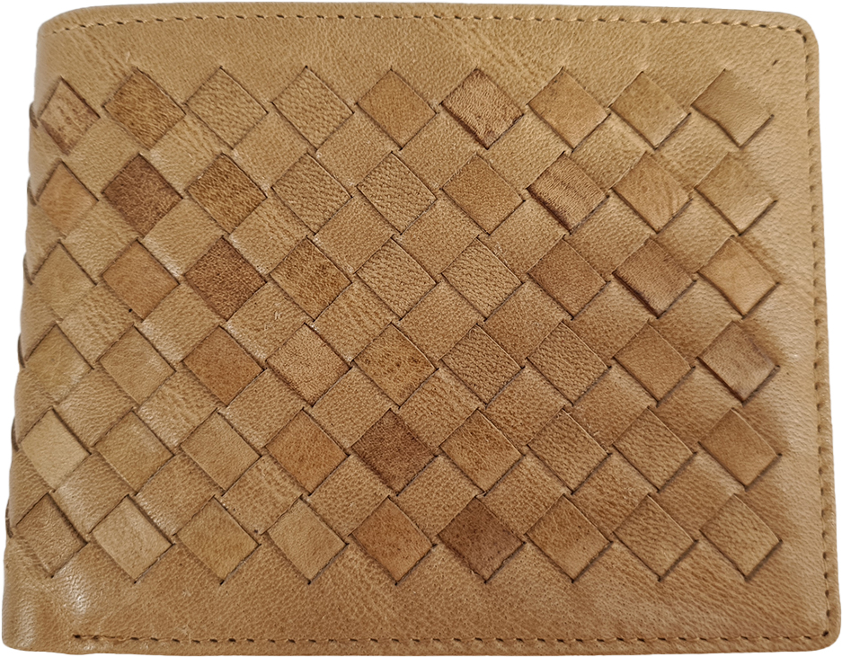 Pánská kožená peněženka Treccia - béžová