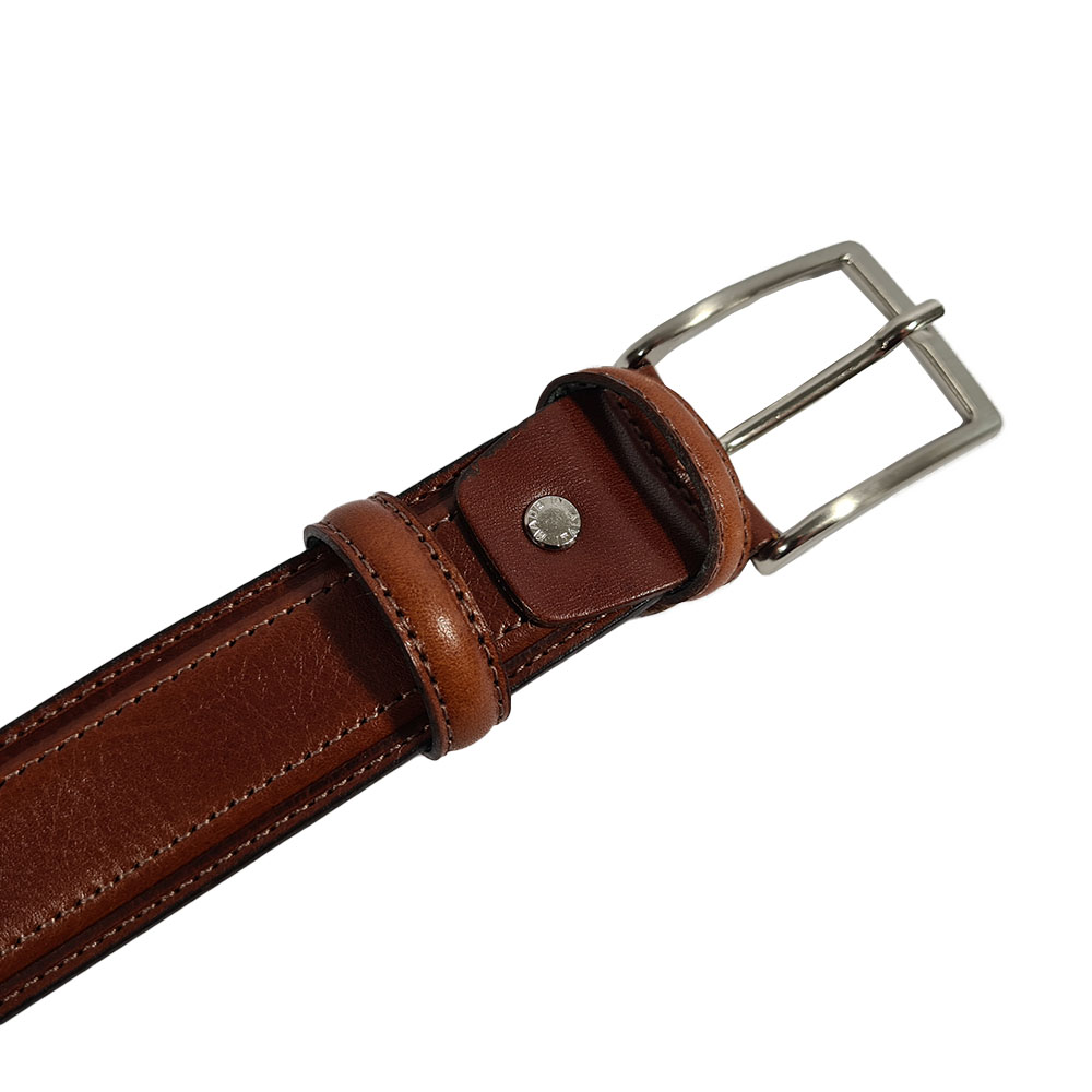 Kožený opasek 4cm - Černý