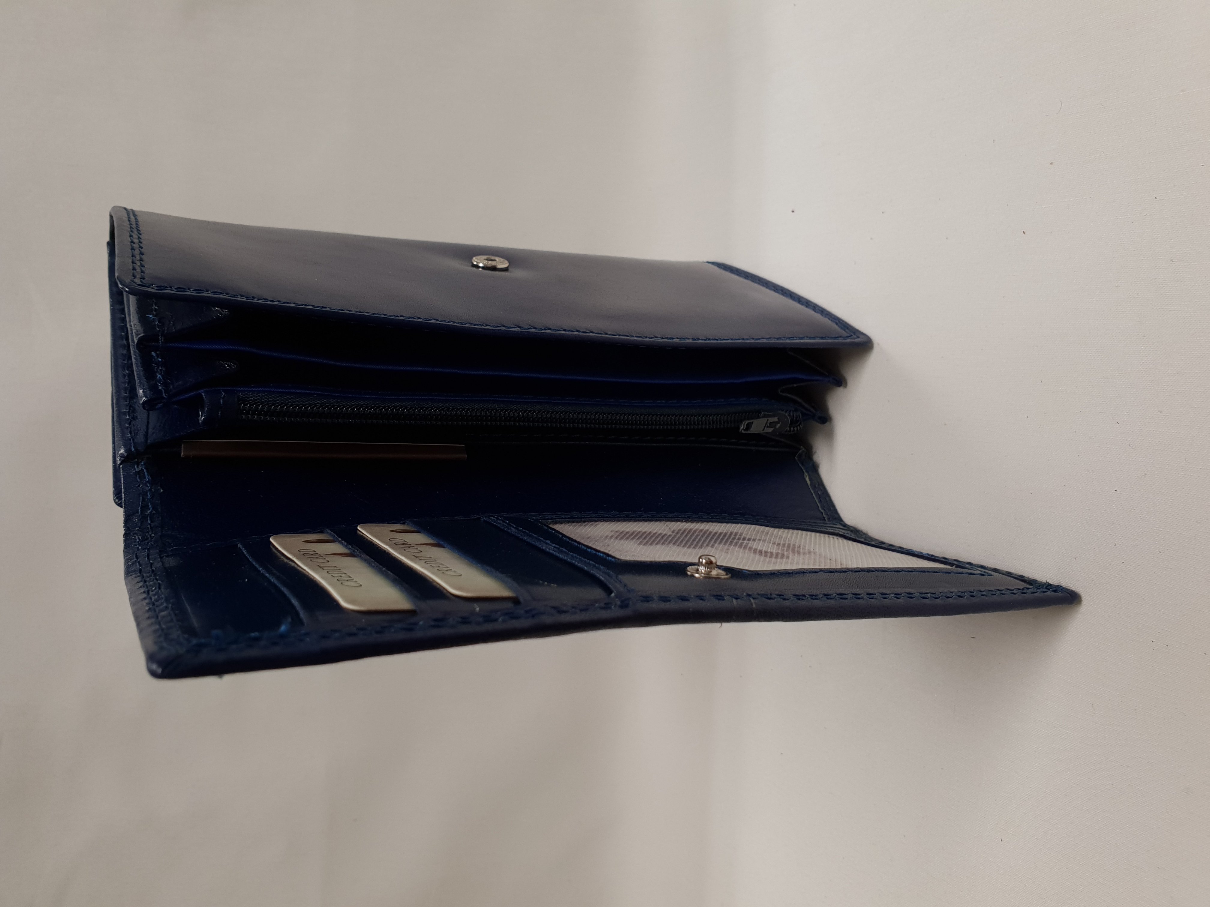 Dámská kožená peněženka 901 - tmavě modrá