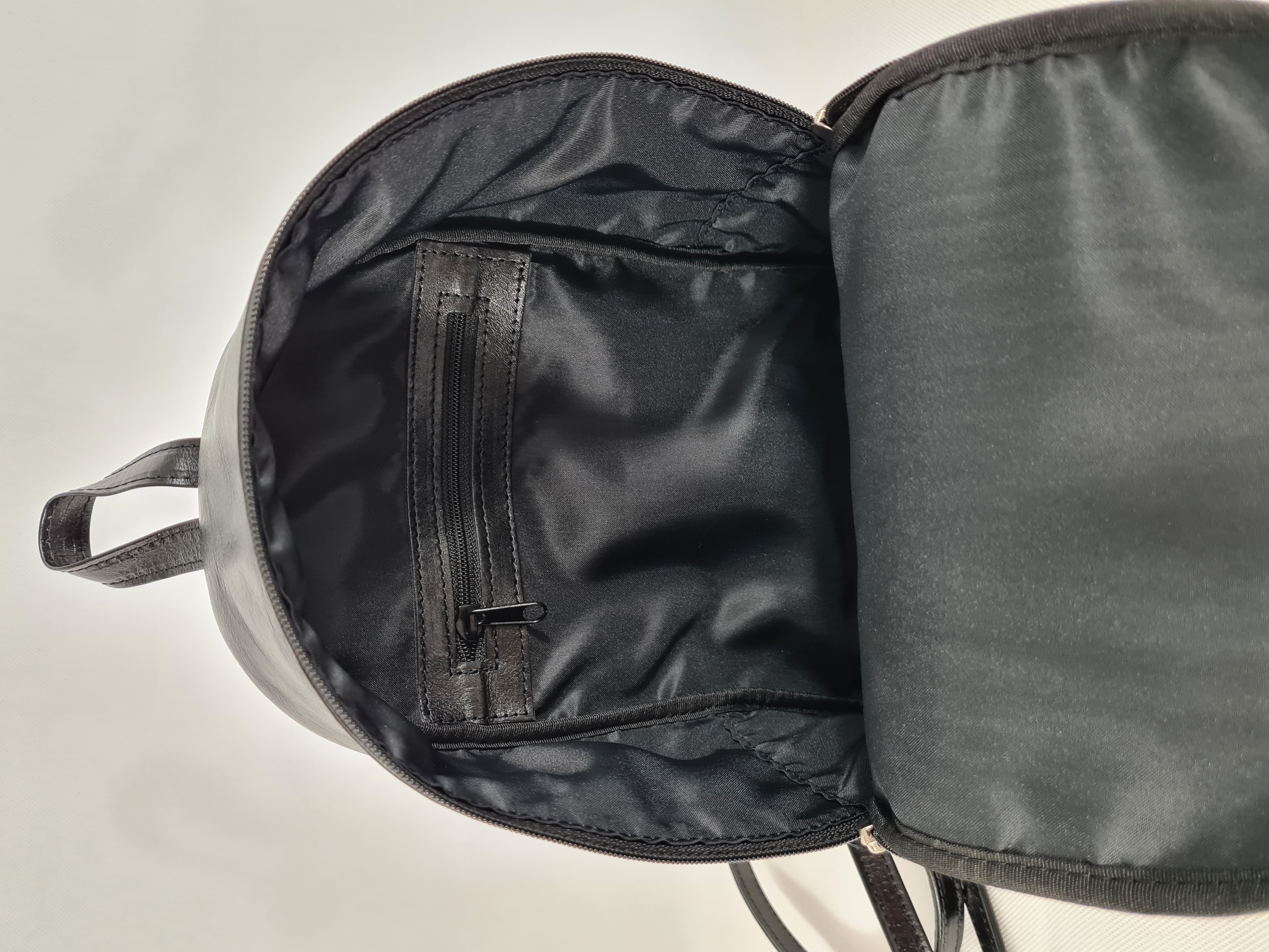 Kožený batoh Arco - černo