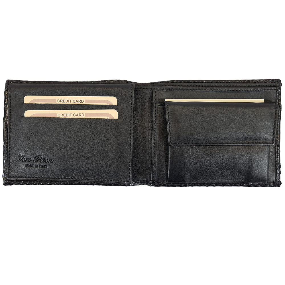 Pánská hadí peněženka Gerald - Černá