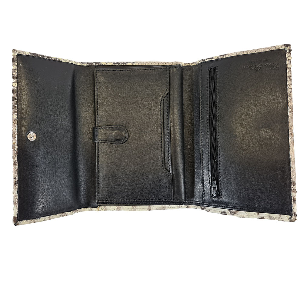 Dámská hadí peněženka Neko - Bílá