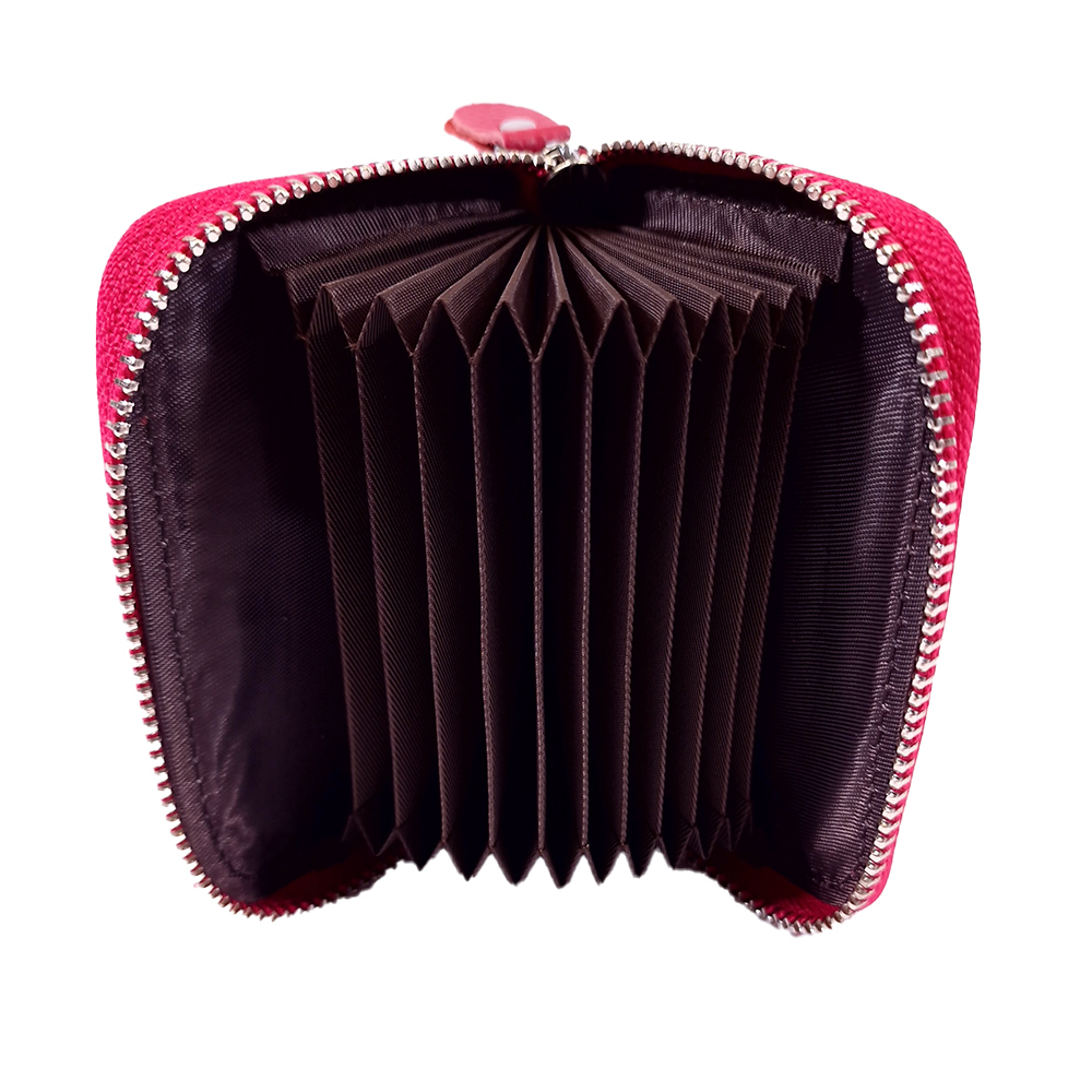 Pouzdro na kreditní karty a doklady RFID - Rose red