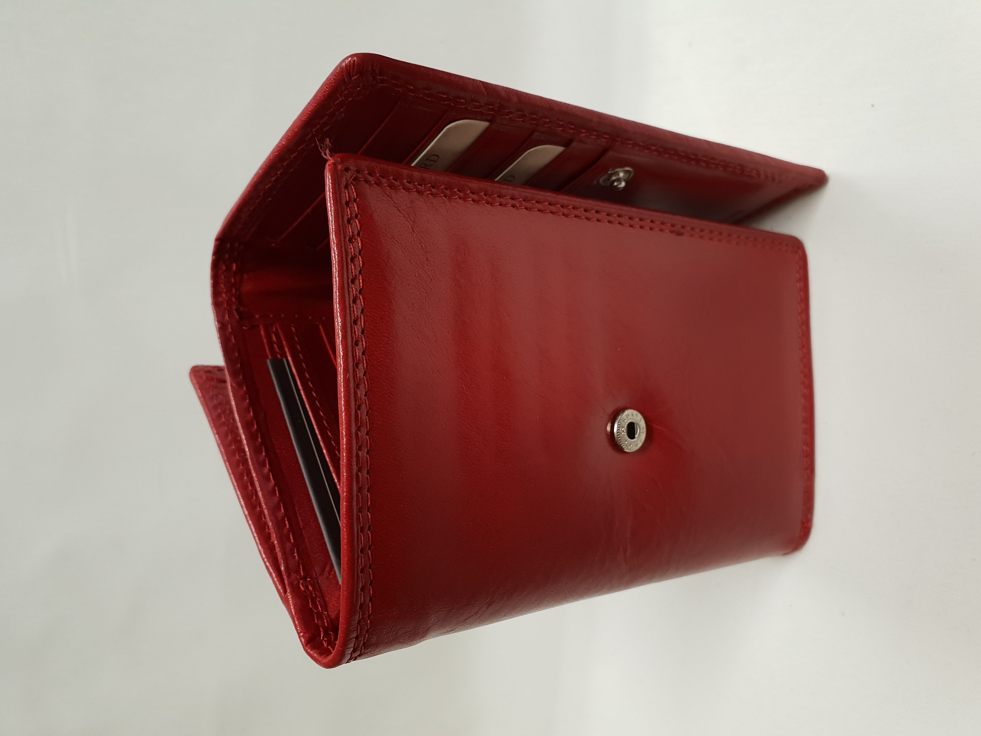 Dámská kožená peněženka 907 - červená