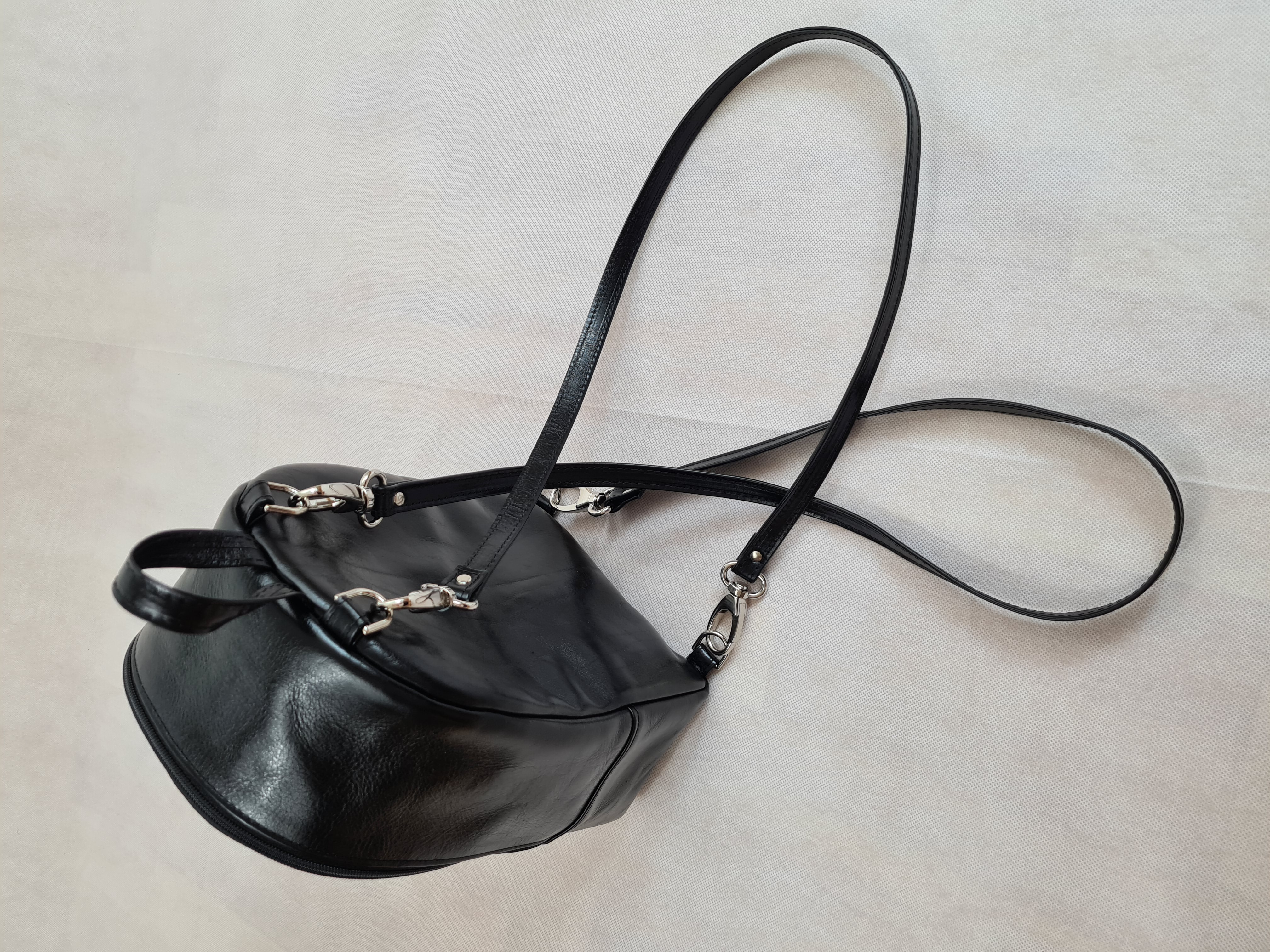 Kožený batoh Arco - černo