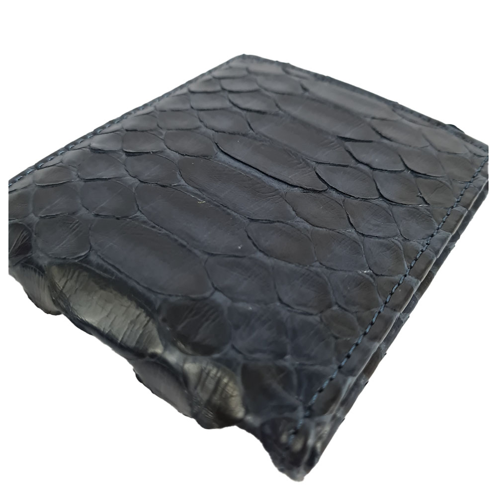 Pánská hadí peněženka Damian - Tmavě modrá