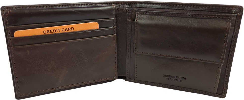 Pánská kožená peněženka Treccia - hnědá