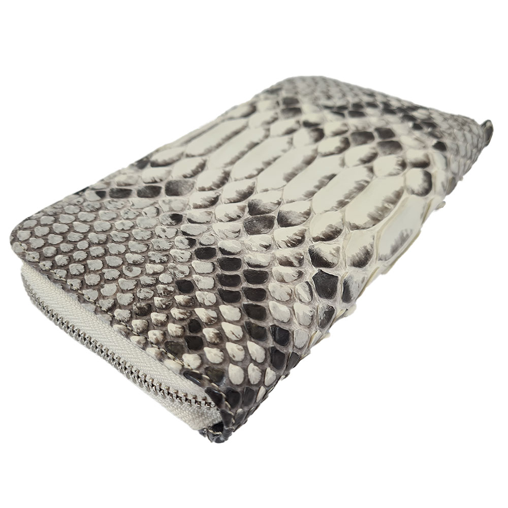 Dámská hadí peněženka Cleo - Bílá