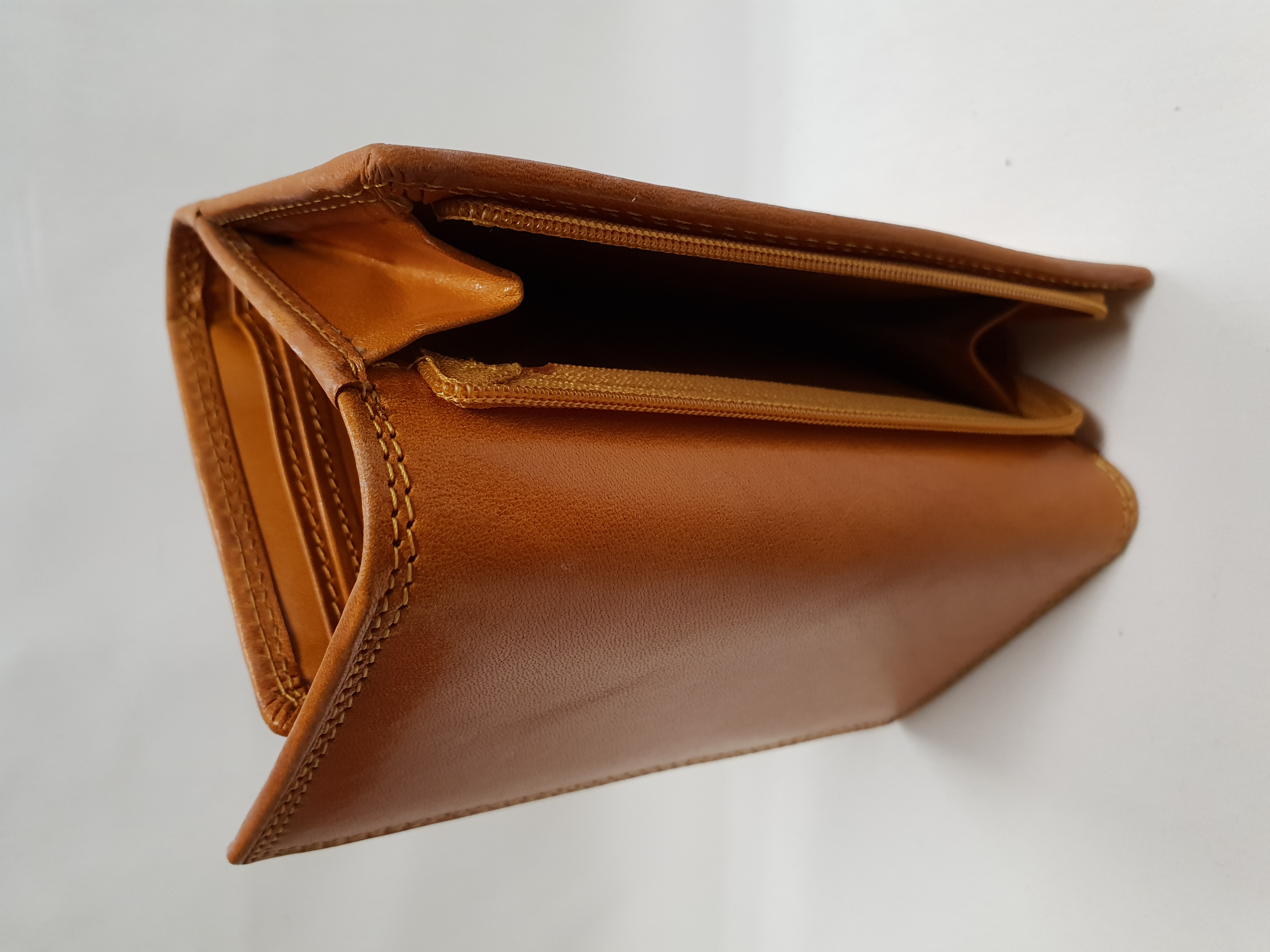 Dámská kožená peněženka 907 - hořčicově žlutá