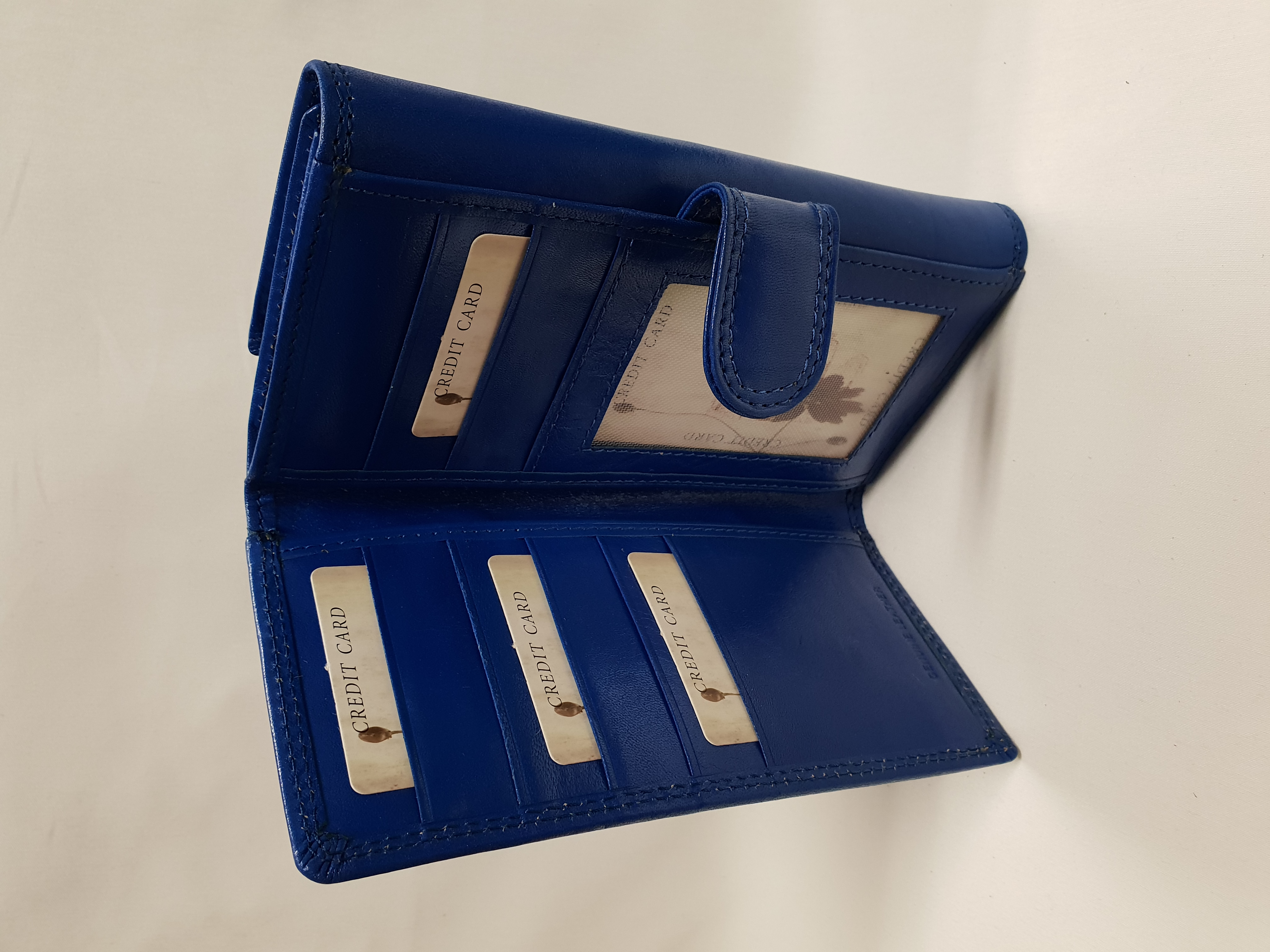 Dámská kožená peněženka 901 - královsky modrá