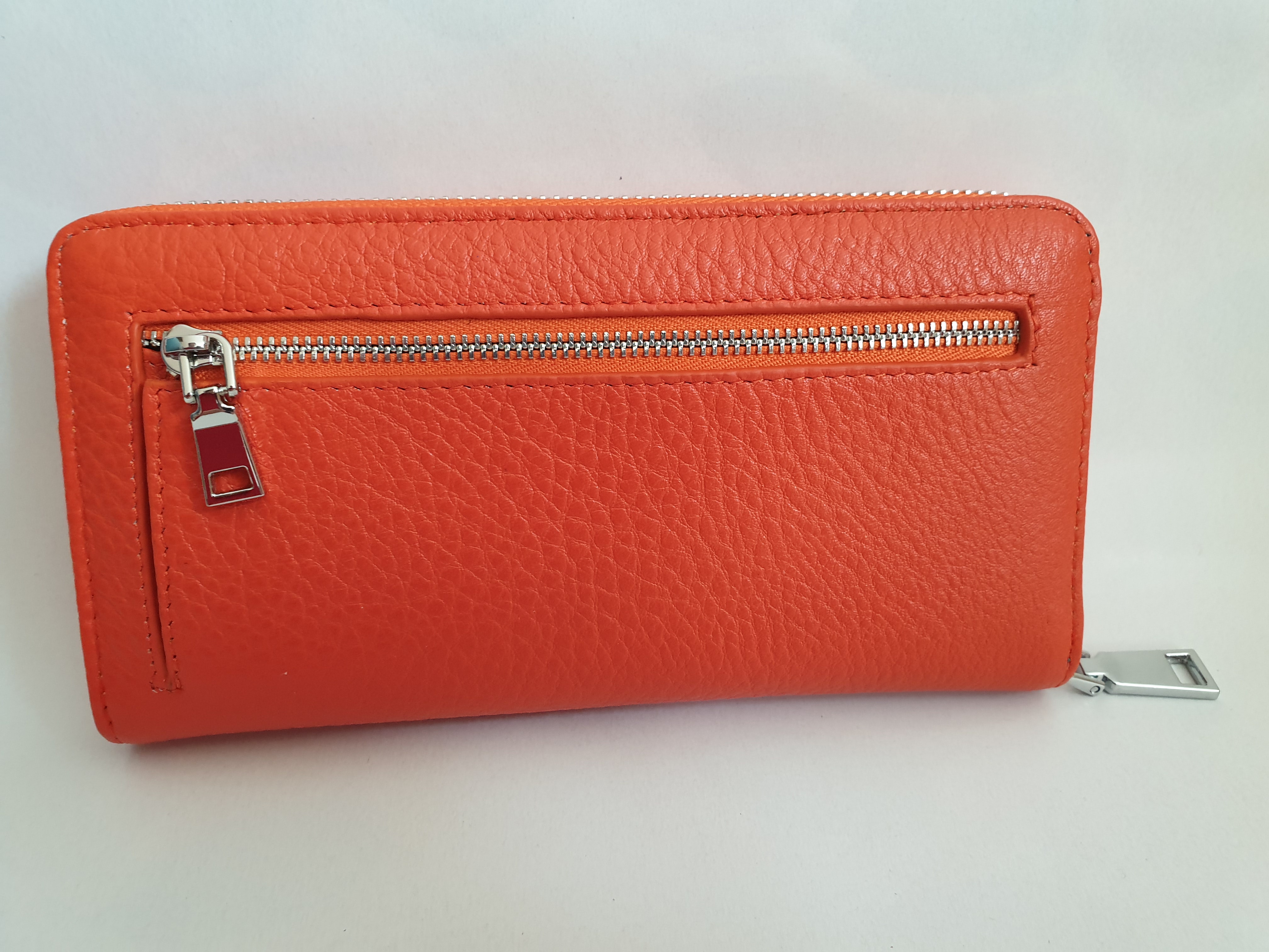 Dámská kožená peněženka 534 - Oranžová