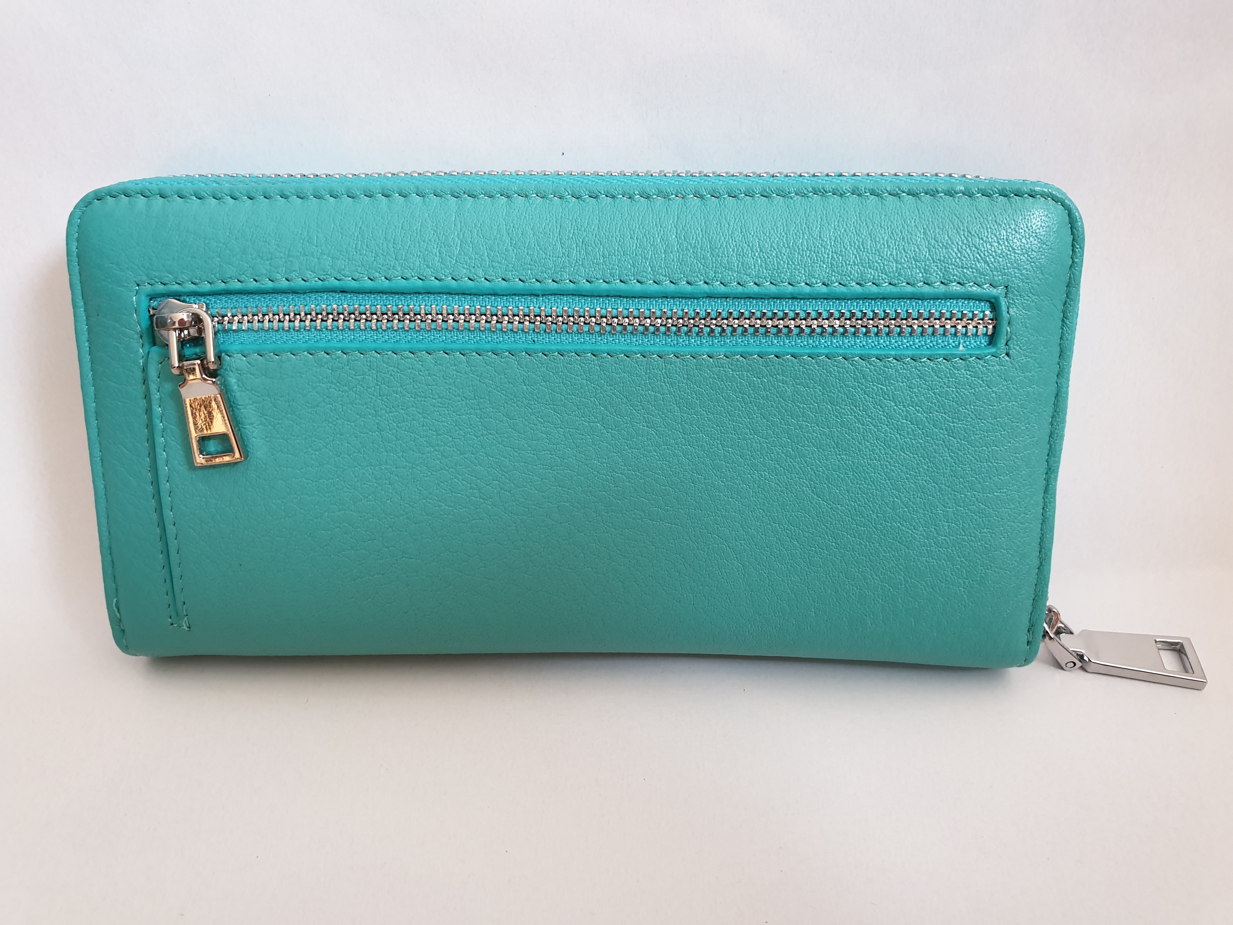 Dámská kožená peněženka 534 - Tyrkysová