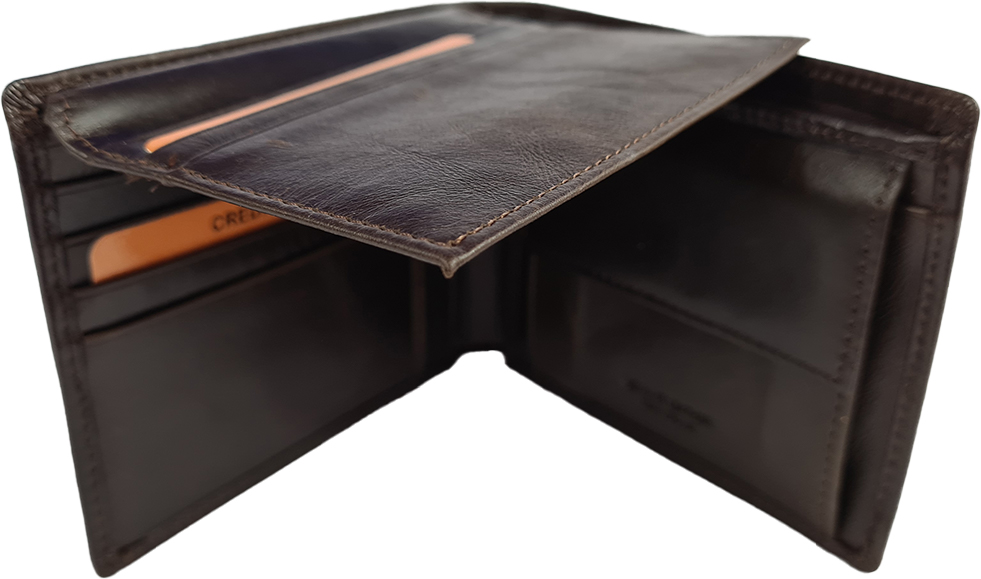 Pánská kožená peněženka Treccia - hnědá