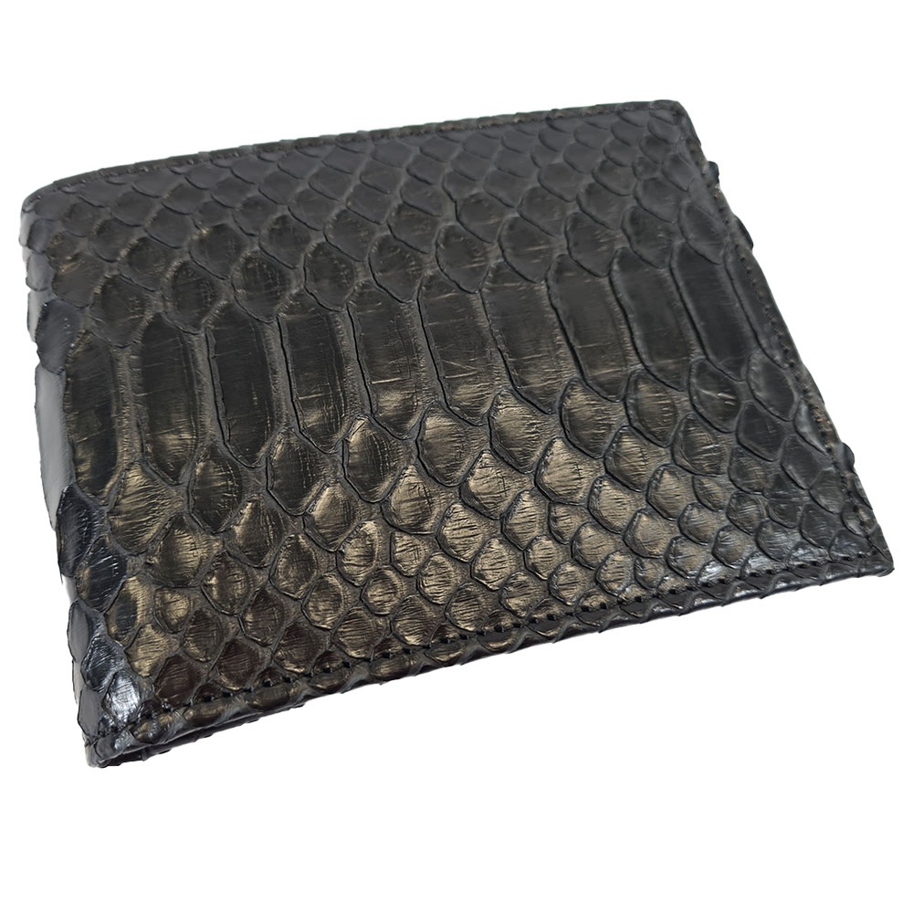 Pánská hadí peněženka Gerald - Černá