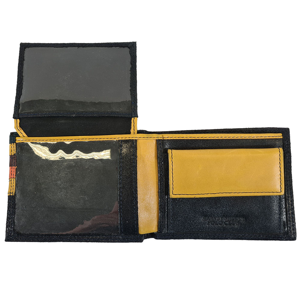 Pánská kožená peněženka Polo - Modrá